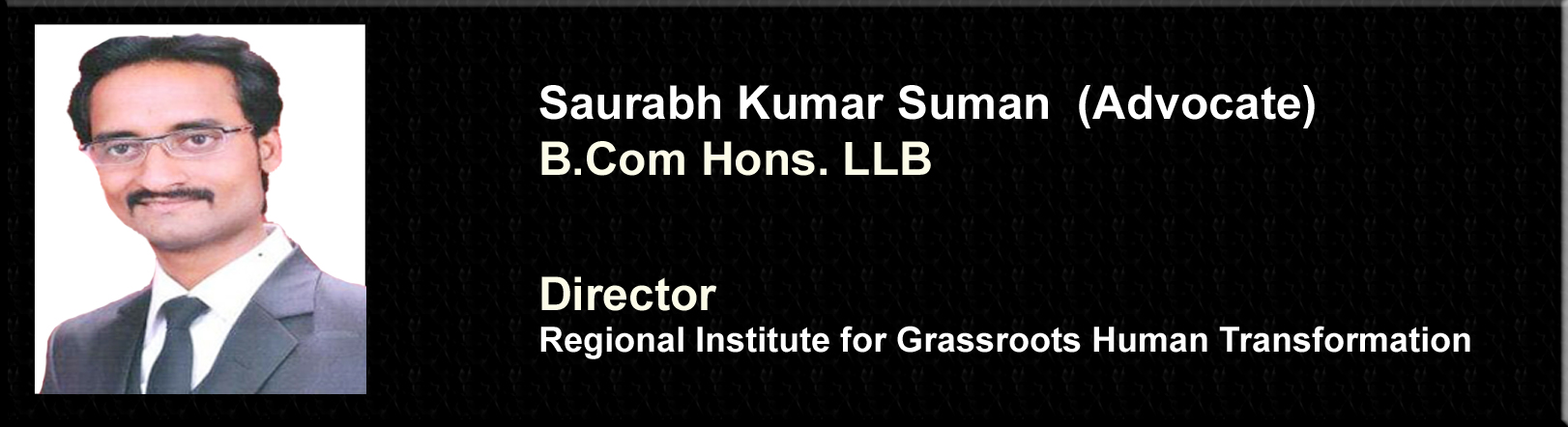  Saurabh Kumar Suman- Director-RIGHT