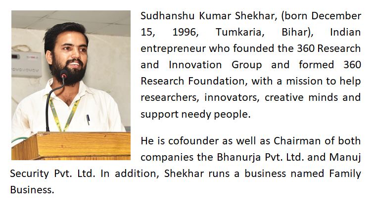 Sudhanshu Shekhar Founder of 360 Research Foundation